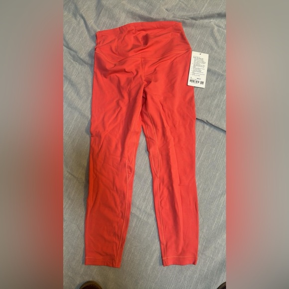 Pants - Lululemon double lined coral leggings NWT 10
